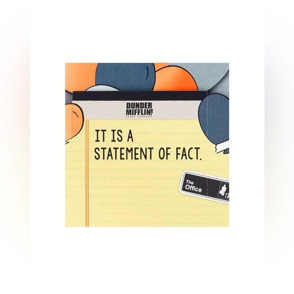 Hallmark Paper Wonder The Office Dwight Schrute Funny Pop Up 3-D Birthday Card - Picture 3 of 6